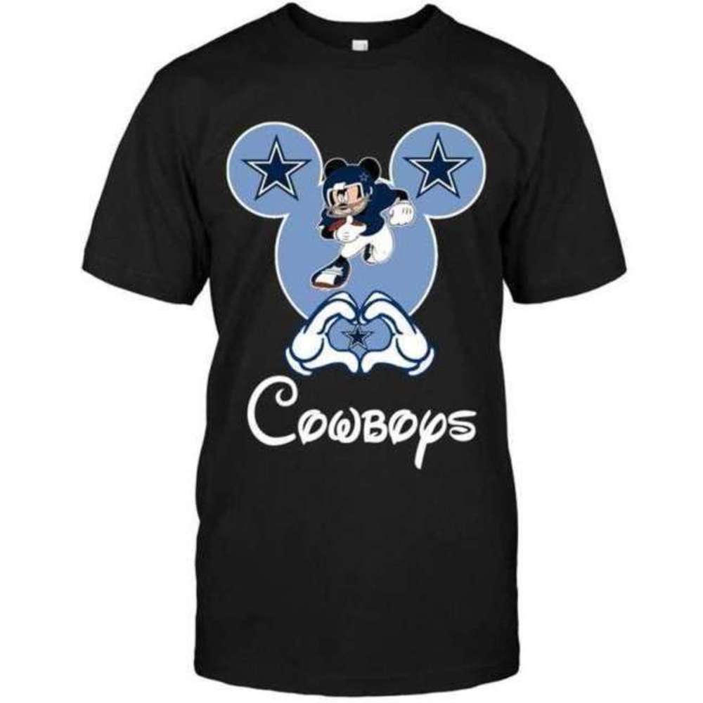 Dallas Cowboys Mickey Mouse Football Fan Graphic Unisex T-Shirt